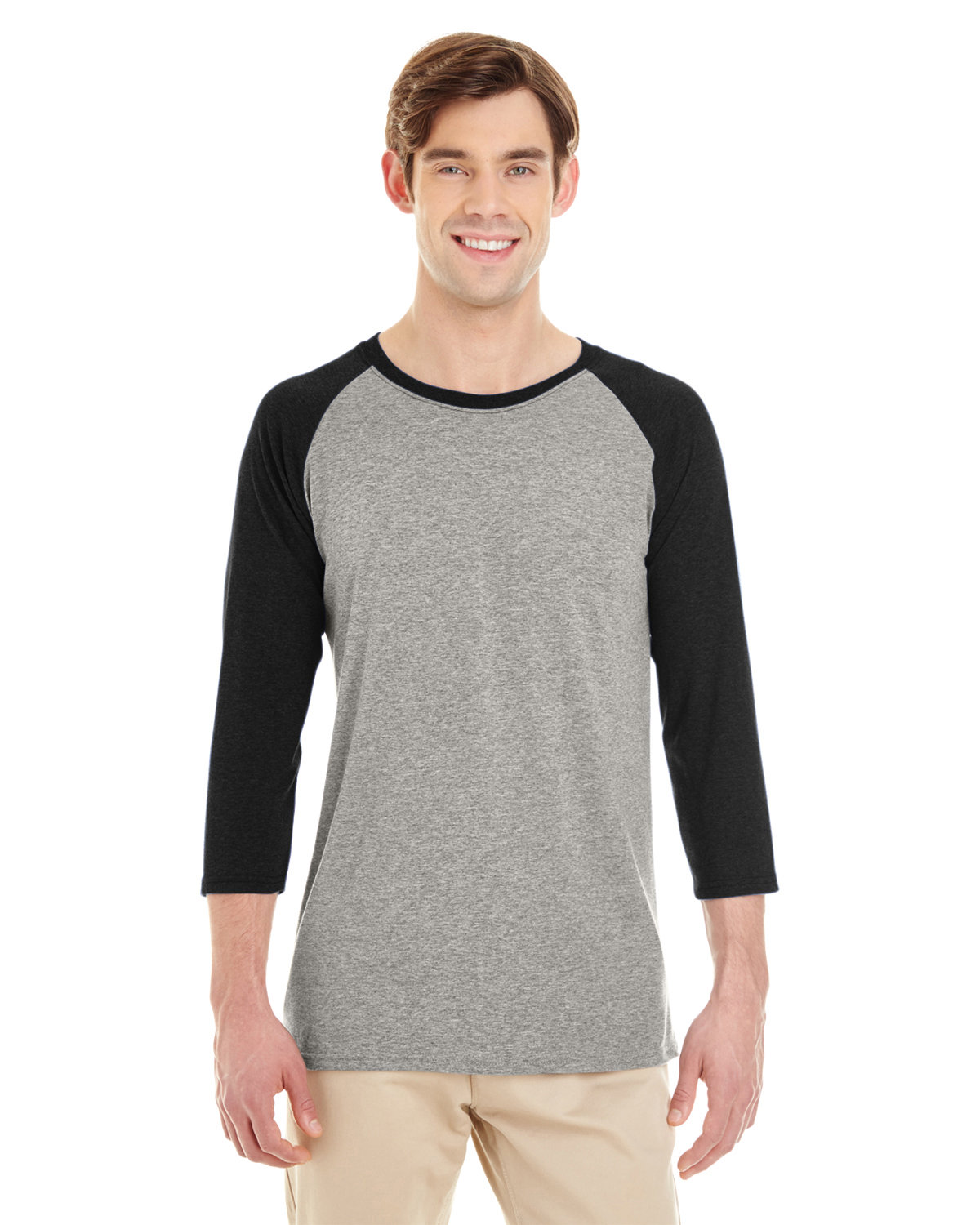Jerzees Adult TRI-BLEND Baseball Raglan