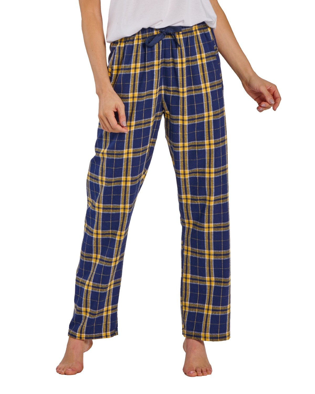 Navy/ Gold Plaid Blank