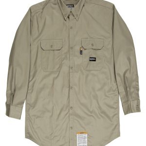 Berne Apparel Men's Tall Flame-Resistant Button Down Work Shirt