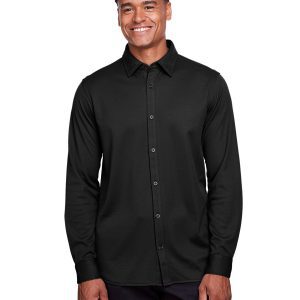 Devon and Jones CrownLux Performance® Men's Plaited Button-Down