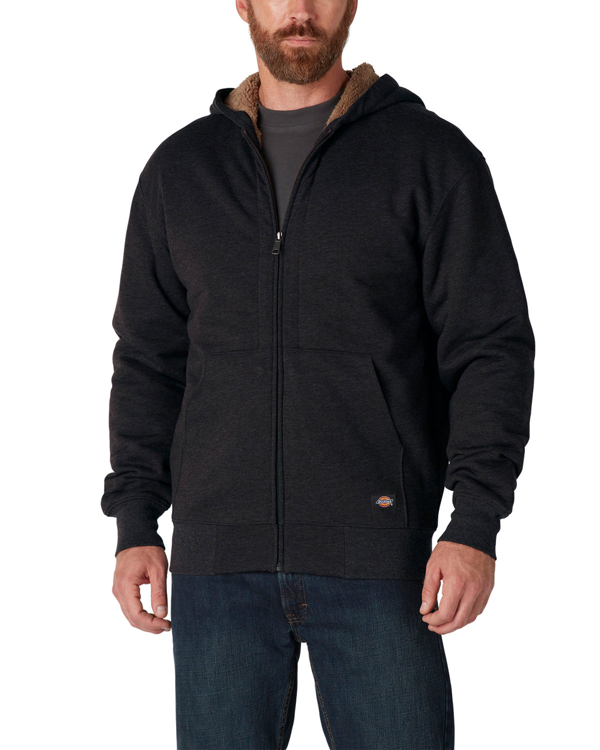 Williamson-Dickie Mfg Co Men's Fleece-Lined Full-Zip Hooded Sweatshirt