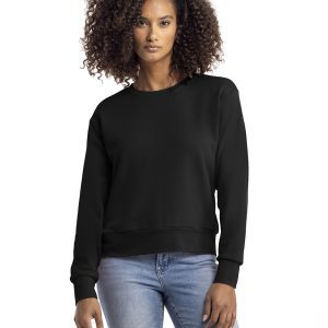 NEXT LEVEL APPAREL Ladies' Laguna Sueded Sweatshirt