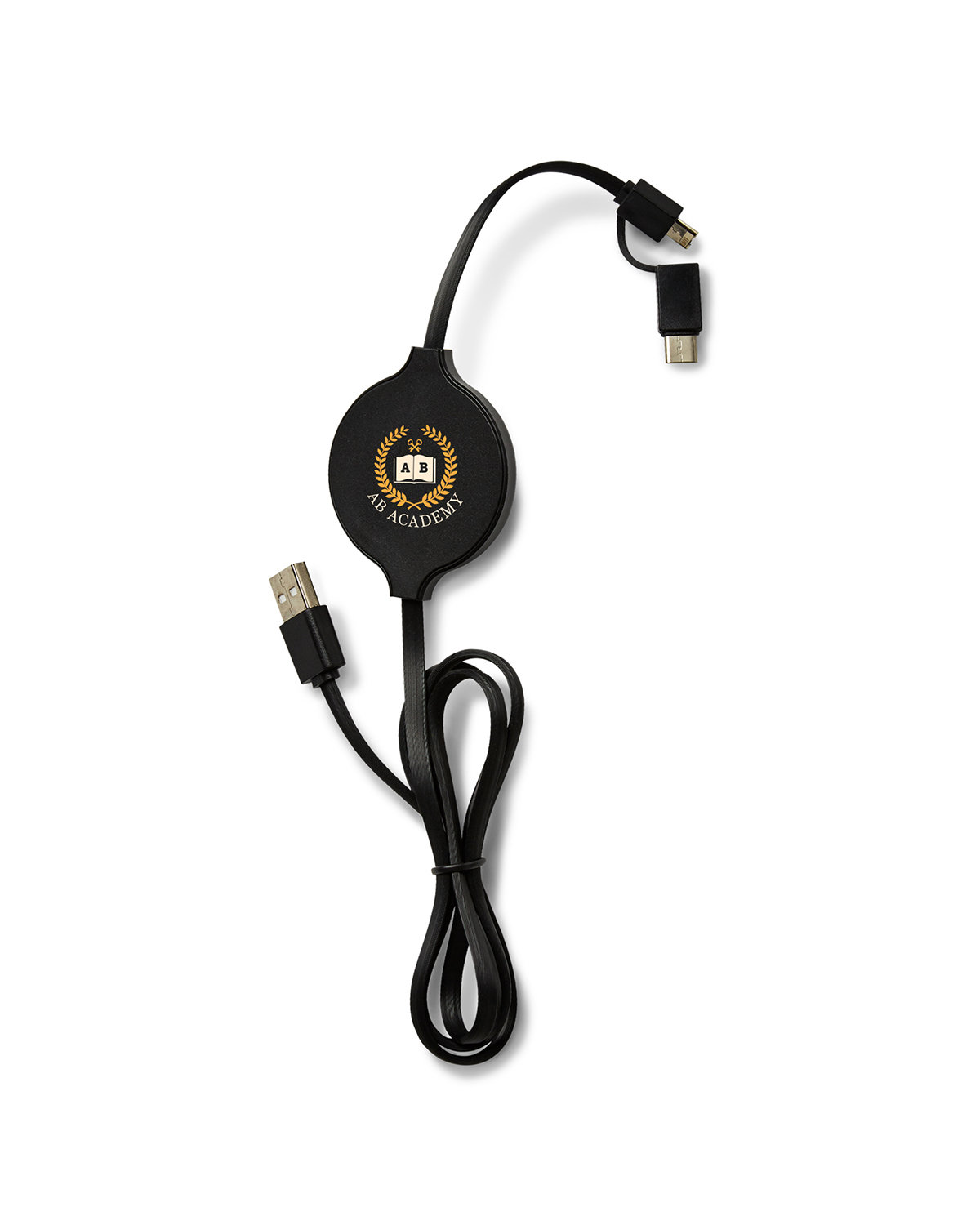 Prime Line Duo Wireless Charging Pad With Integrated Charging Cable