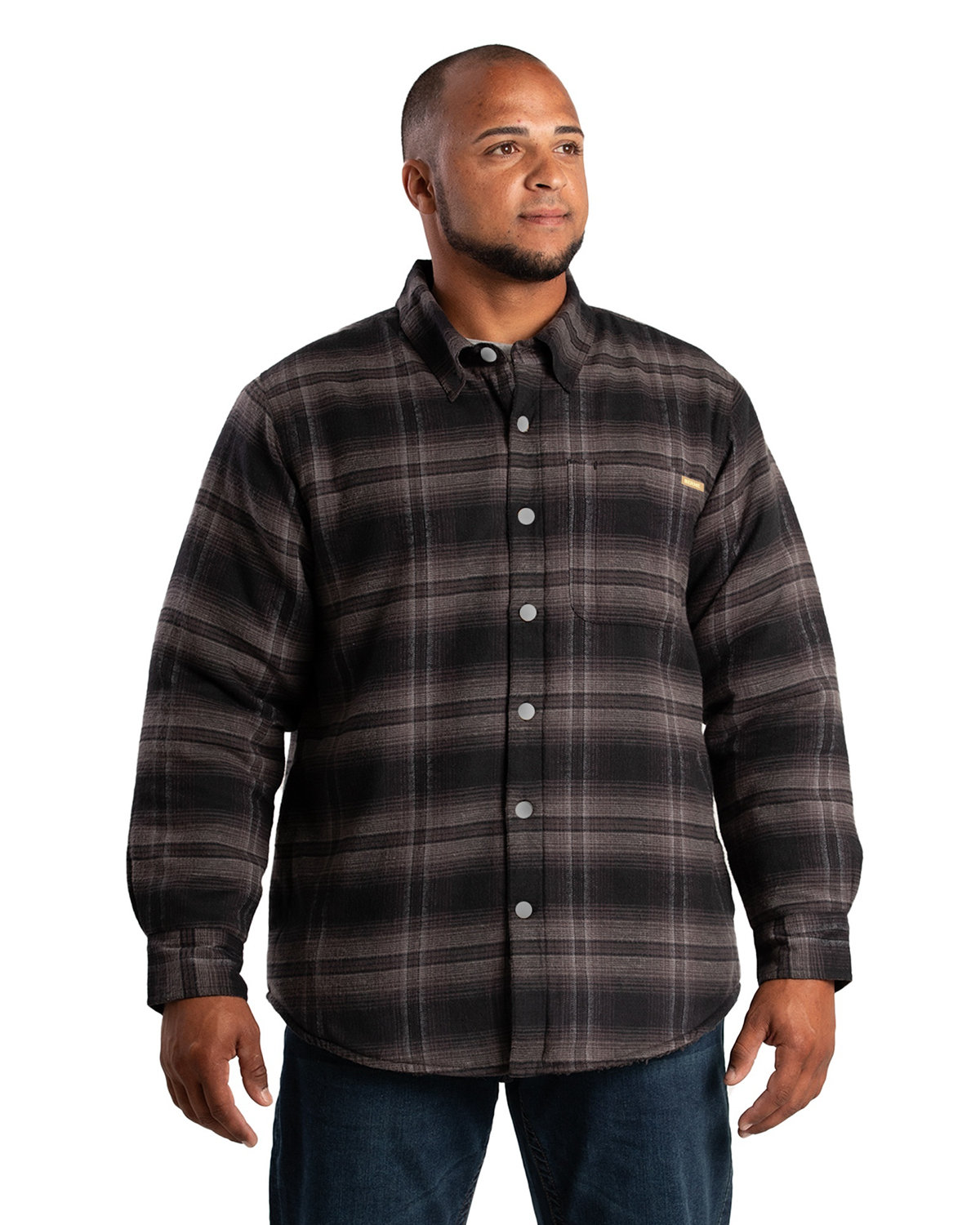 Plaid Grey Black Blank
