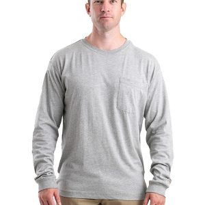 Berne Apparel Unisex Performance Long-Sleeve Pocket T-Shirt