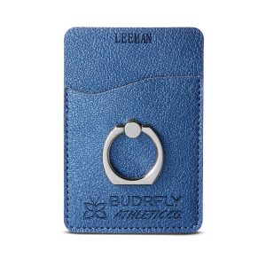 Leeman Shimmer Card Holder With Metal Ring Phone Stand