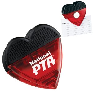 Prime Line Heart Magnetic Memo Clip