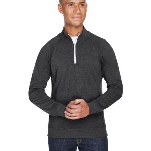 J AMERICA Adult Triblend Fleece Quarter-Zip