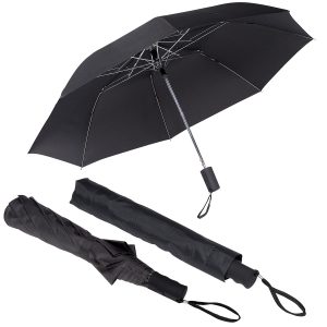 Prime Line Vented Auto Open Folding Umbrella