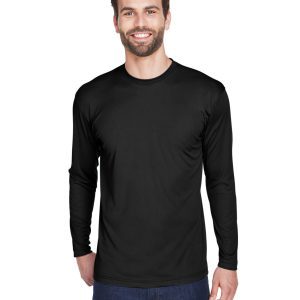 ULTRACLUB Adult Cool & Dry Sport Long-Sleeve Performance Interlock T-Shirt