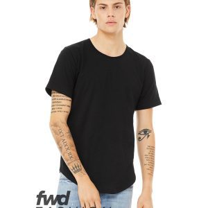 BELLA+CANVAS FWD Fashion Men's Curved Hem Short Sleeve T-Shirt