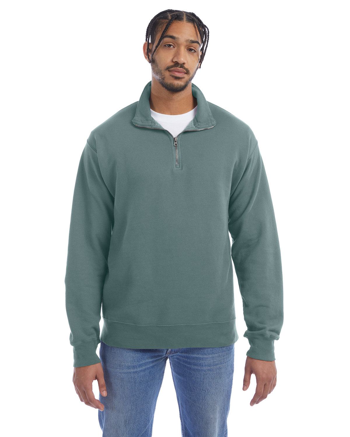 COMFORT WASH Unisex Quarter-Zip Sweatshirt