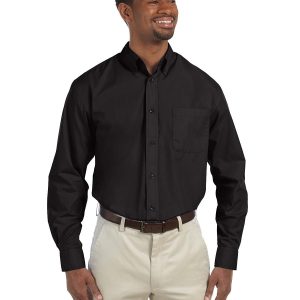 Harriton Men's Tall Essential Poplin
