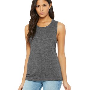 BELLA+CANVAS Ladies' Flowy Scoop Muscle Tank