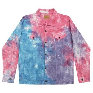 Tie-Dye Unisex Denim Jacket