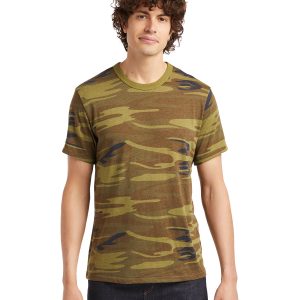 Alternative Unisex Printed Keeper Vintage Jersey Crew T-Shirt
