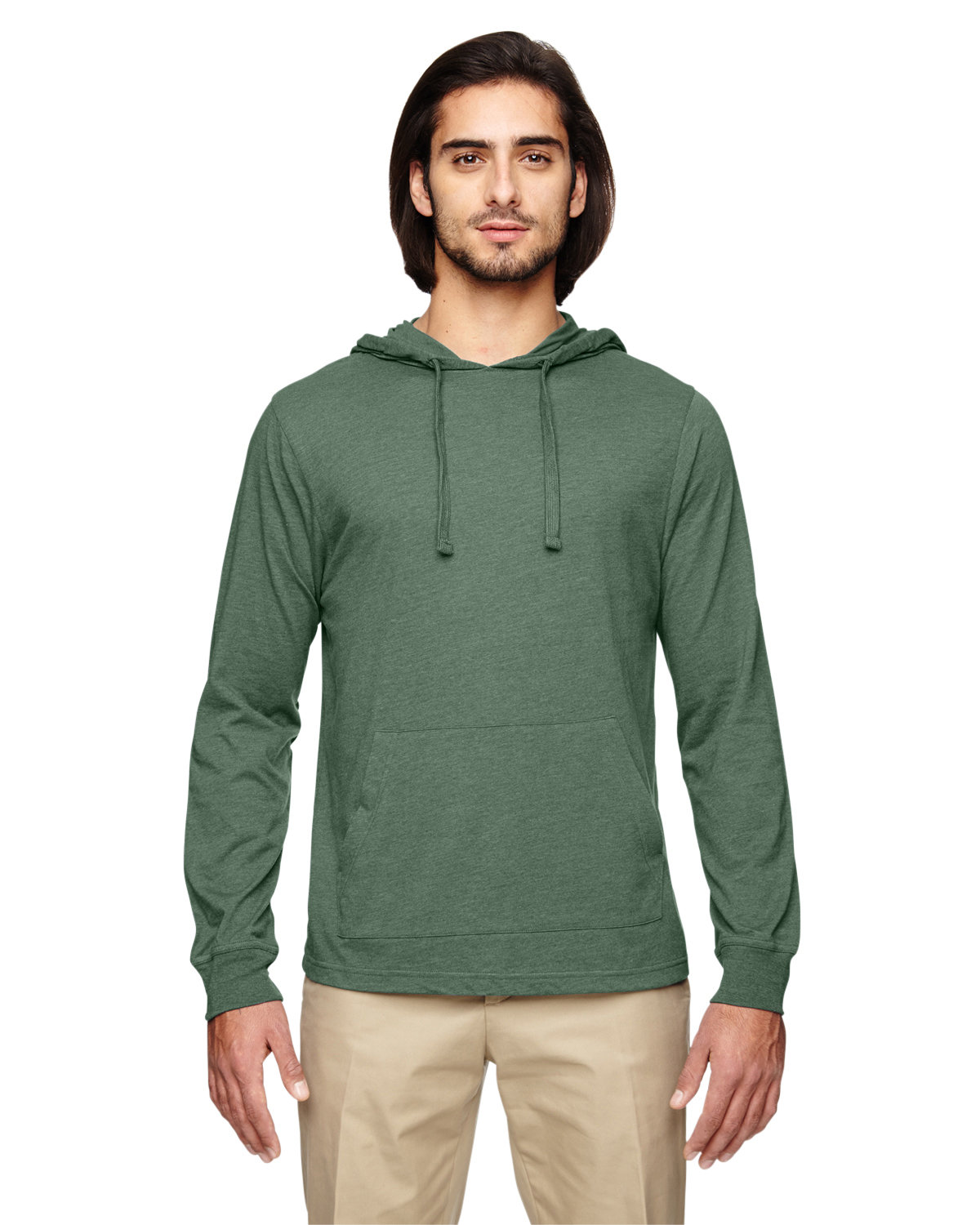 Econscious - Big Accessories Unisex Eco Blend Long-Sleeve Pullover Hooded T-Shirt