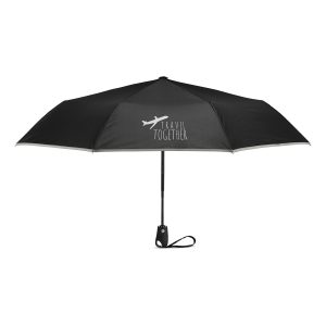 Prime Line Auto-Open Umbrella With Reflective Trim