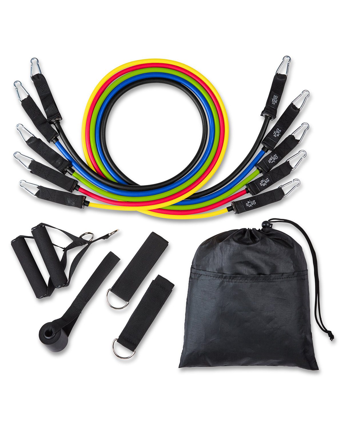 Prime Line b.active Ultimate Resistance Band Fitness Set