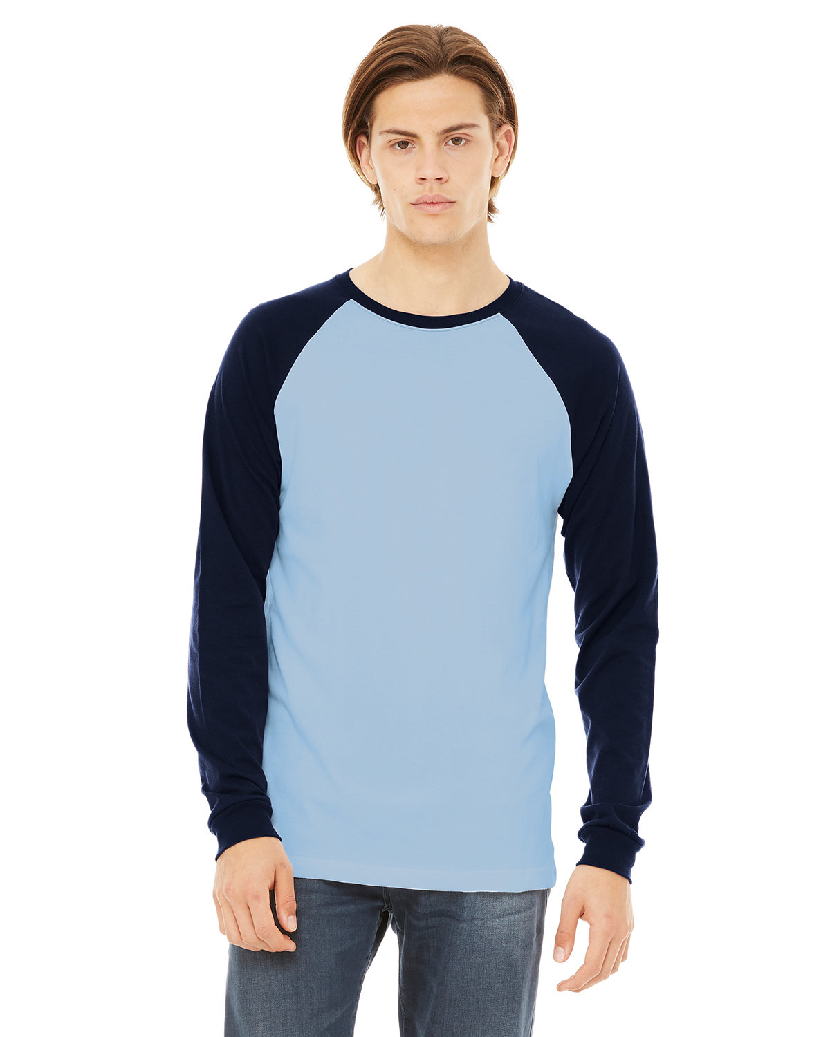 Baby Blue/ Navy Blank