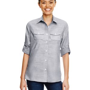 Burnside Ladies' Texture Woven Shirt