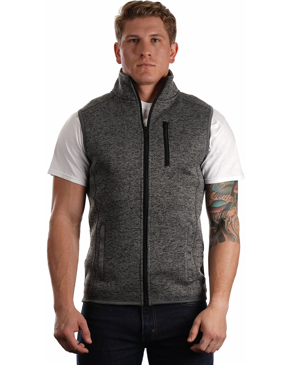 Heather Charcoal Blank