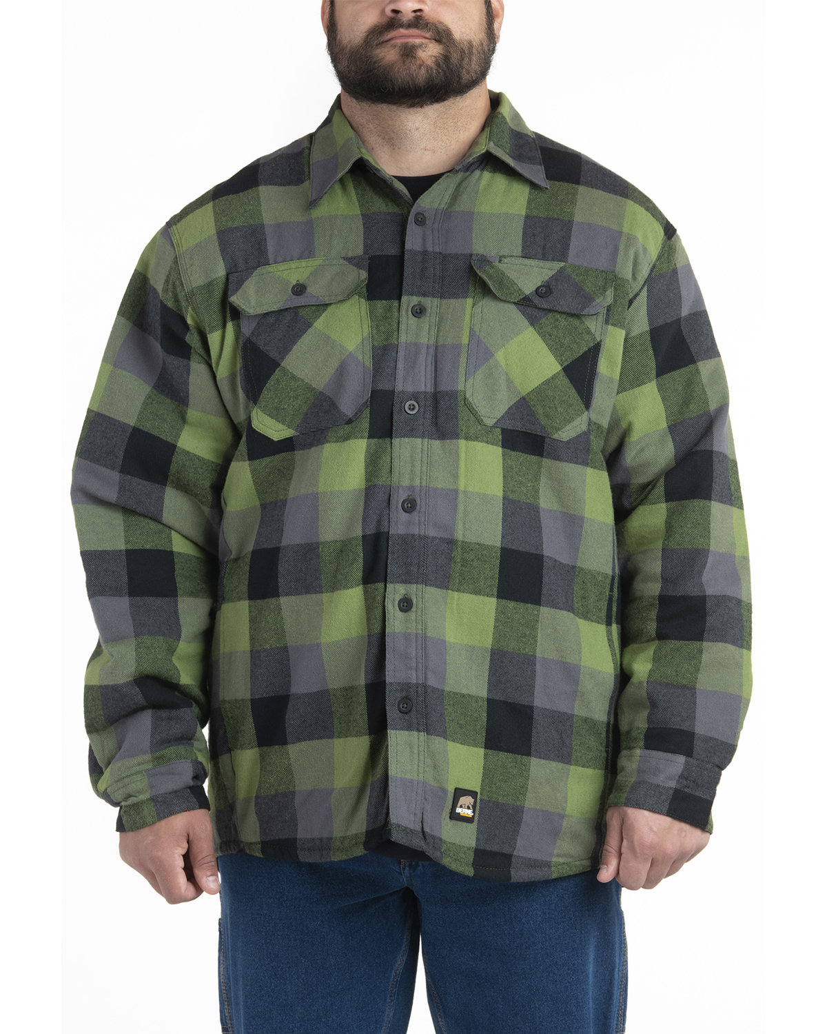 Plaid Green Blank