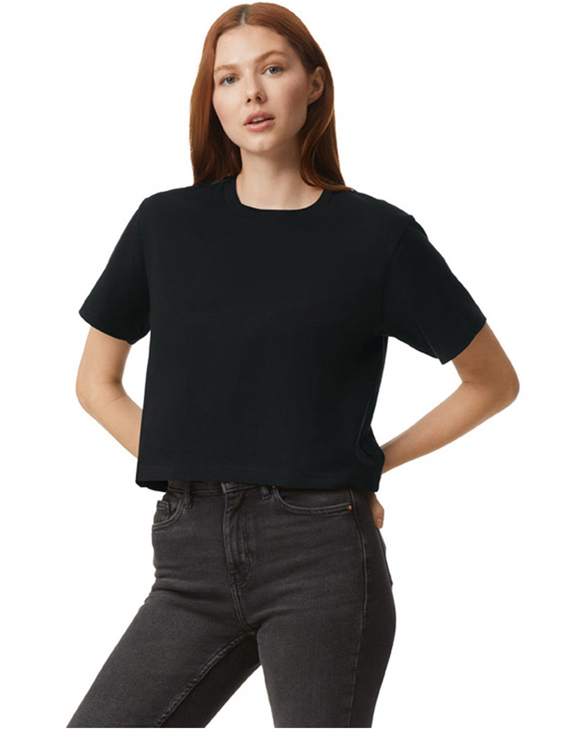 American Apparel Ladies' Fine Jersey Boxy T-Shirt