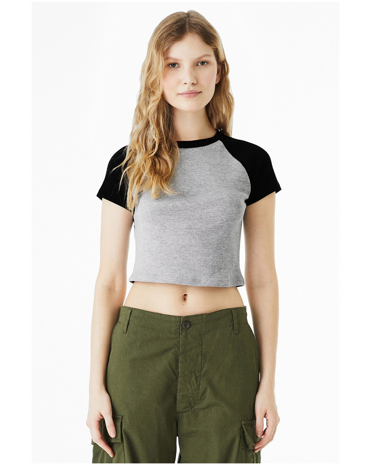 BELLA+CANVAS Ladies' Micro Ribbed Raglan Baby T-Shirt