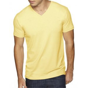NEXT LEVEL APPAREL Men's Sueded V-Neck T-Shirt