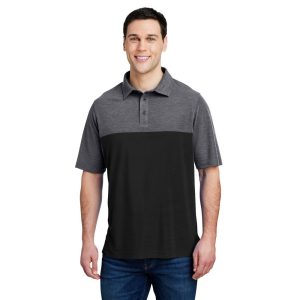 CORE 365 Men's Fusion ChromaSoft Colorblock Polo