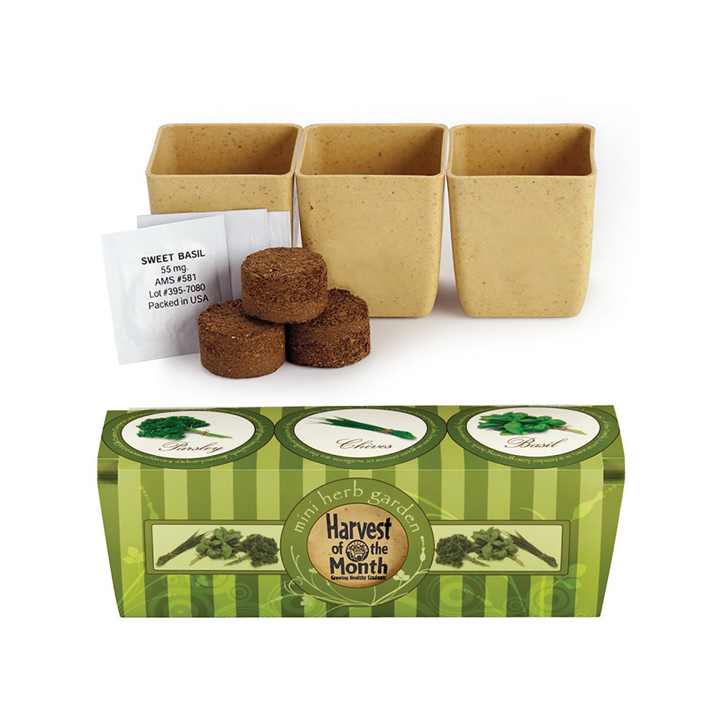 Prime Line Growpot Eco-Planter Herb 3-Pack