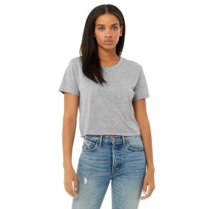 BELLA+CANVAS Ladies' Flowy Cropped T-Shirt