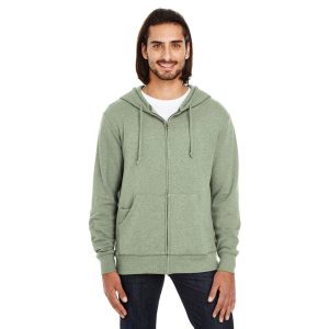 THREADFAST Unisex Triblend French Terry Full-Zip