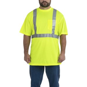 Berne Apparel Men's Hi-Vis Class 2 Performance Pocket T-Shirt