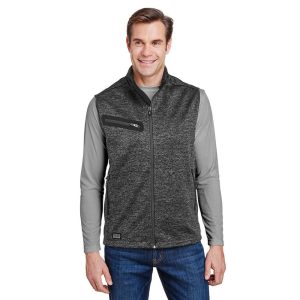 Dri Duck Compass Bonded Mélange Sweater Fleece Vest