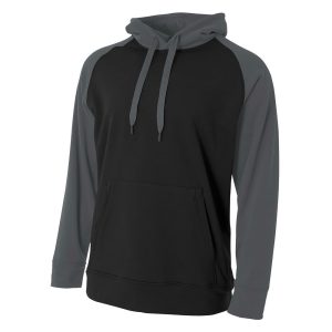 A-4 Men's Color Block Tech Fleece Hoodie