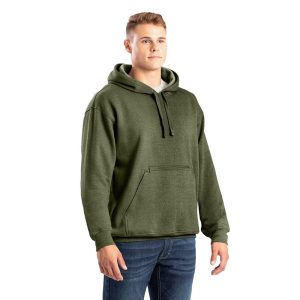 Berne Apparel Men's Heritage Zippered Pocket Hooded Pullover Sweatshirt
