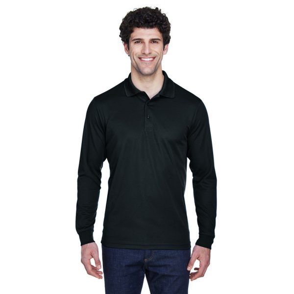 CORE365 Men's Pinnacle Performance Long-Sleeve Piqué Polo