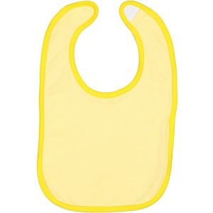 Rabbit Skins Infant Contrast Trim Bib