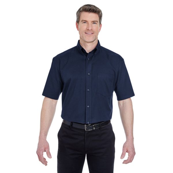 ULTRACLUB Adult Short-Sleeve Whisper Twill