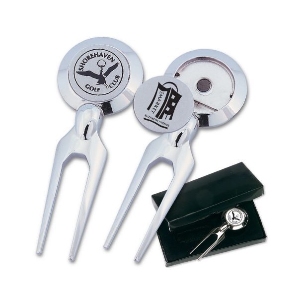 Prime Line Woodbury Chrome-Plated Divot Fixer