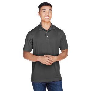 Harriton Men's Double Mesh Polo