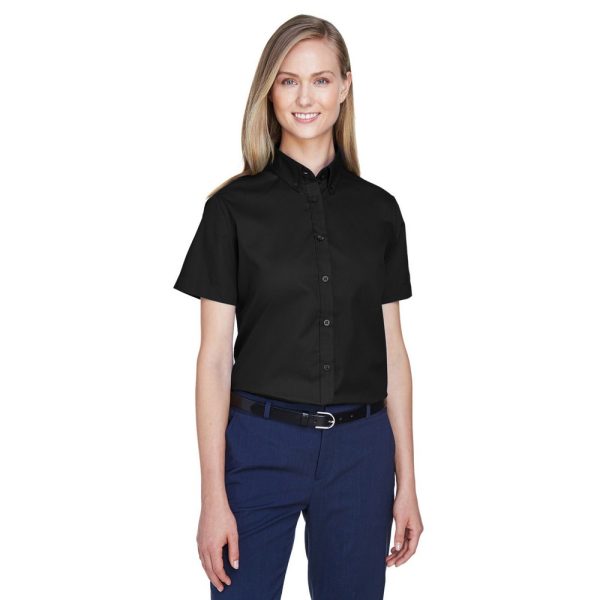 CORE 365 Ladies' Optimum Short-Sleeve Twill Shirt