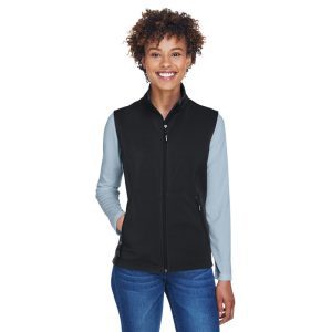 CORE365 Ladies' Cruise Two-Layer Fleece Bonded Soft Shell Vest