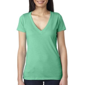 NEXT LEVEL APPAREL Ladies' Triblend Deep V
