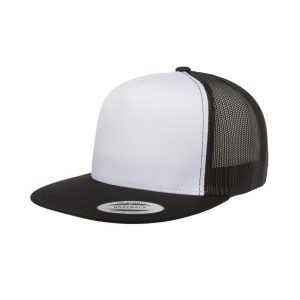 Yupoong Adult Classic Trucker with White Front Panel Cap