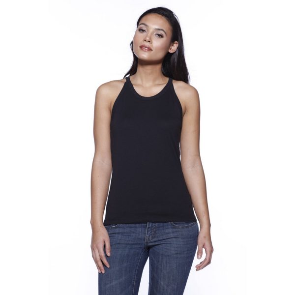 STAR TEE Ladies' CVC Halter Tank