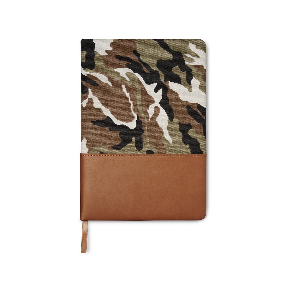 Prime Line Hard Cover Camo Canvas Journal