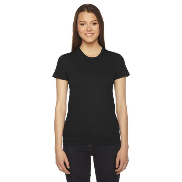 American Apparel Ladies' Fine Jersey USA Made Short-Sleeve T-Shirt
